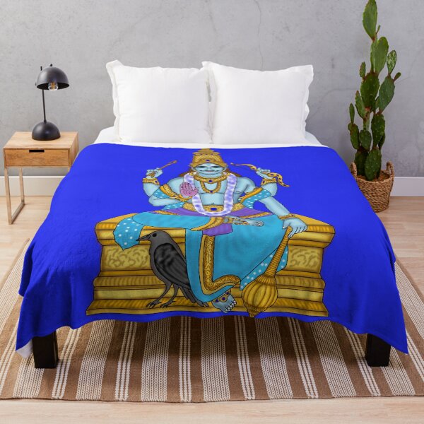 Item preview, Lord Shani in Indian Astrology | Divine Digital Artwork Illustration designed and sold by Harshit_Digital_Arts.