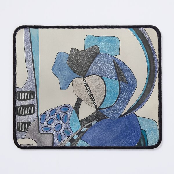 Item preview, Blue Biomorphic Structure designed and sold by ZEYVIL.