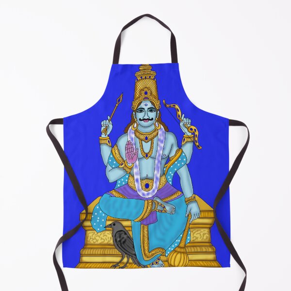 Item preview, Lord Shani in Indian Astrology | Divine Digital Artwork Illustration designed and sold by Harshit_Digital_Arts.