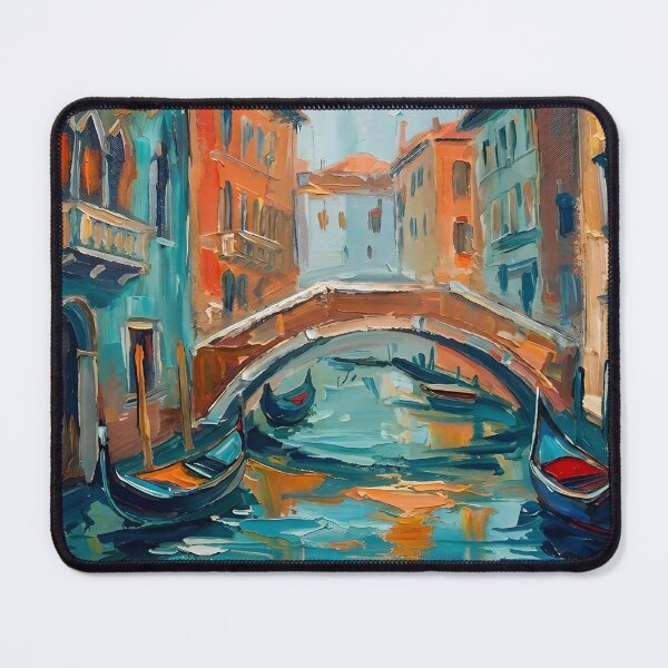 Item preview, Venetian Canal with Gondolas designed and sold by BombasticPlanet.
