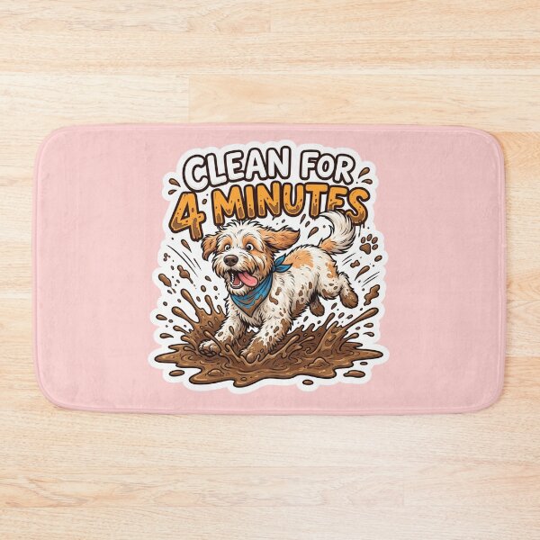 Item preview, Funny Muddy Dog Bath Time Meme designed and sold by pradeepvisuals.