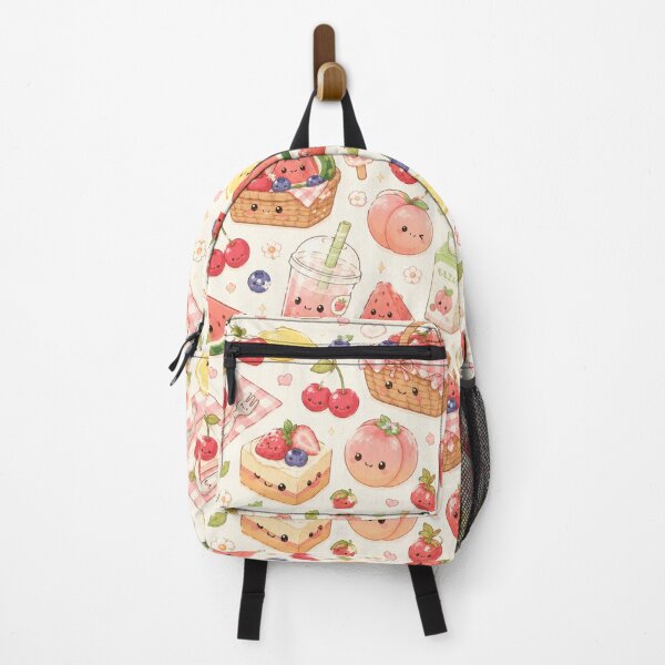 Item preview, Kawaii Fruit Picnic Seamless Pattern | Cute Summer Food Aesthetic designed and sold by Aramdesing.