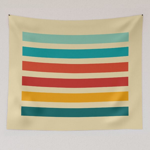 Item preview, Colourful stripes for summer vibes A6 designed and sold by StefanStudioArt.