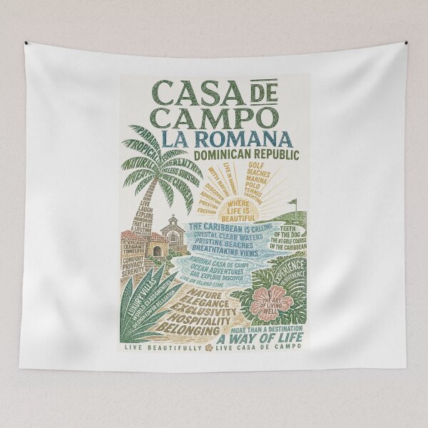 Item preview, Casa de Campo La Romana República Dominicana Escapada al Caribe designed and sold by Aryabek.