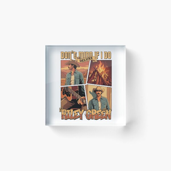 Item preview, Retro Western Cowboy Acoustic Guitar Don't Mind If I Do designed and sold by TopKult.