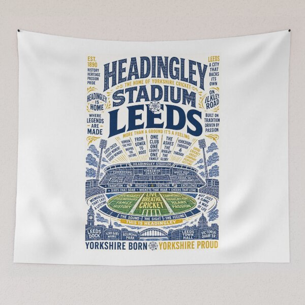 Item preview, Headingley Stadium Leeds Yorkshire Cricket Heritage designed and sold by Aryabek.