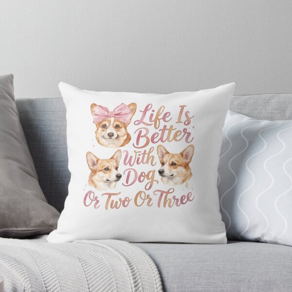 Item preview, Corgi Dog Lover Life Is Better With Dog Or Two Or Three Pet Owner designed and sold by RetroMini2026.