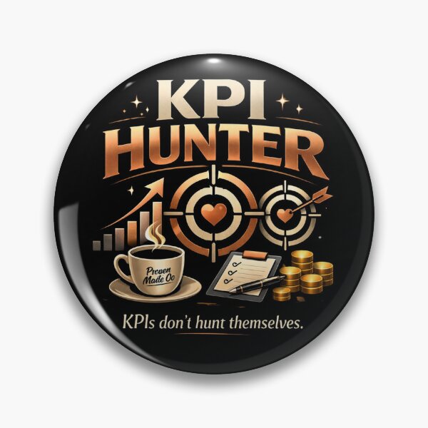 Item preview, KPI Hunter Funny Work Meme Corporate Office Humor designed and sold by Echo_Lane.