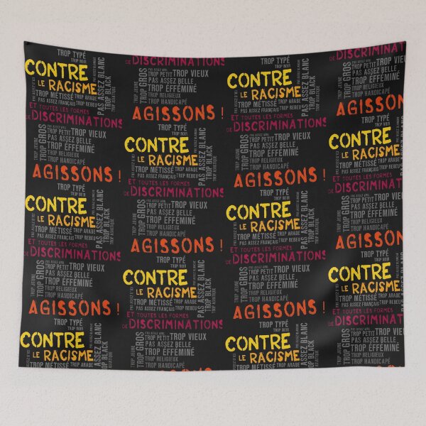 Item preview, against racism designed and sold by Djamel1706.
