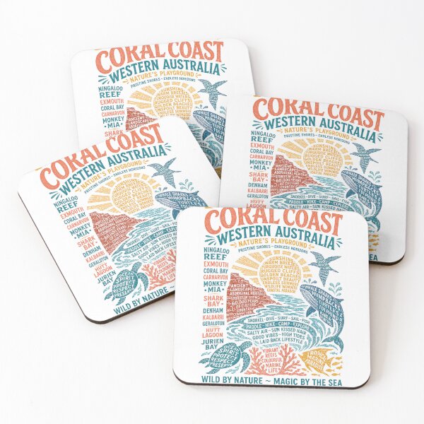 Item preview, Coral Coast Western Australia Ningaloo Reef Marine Adventure designed and sold by Aryabek.