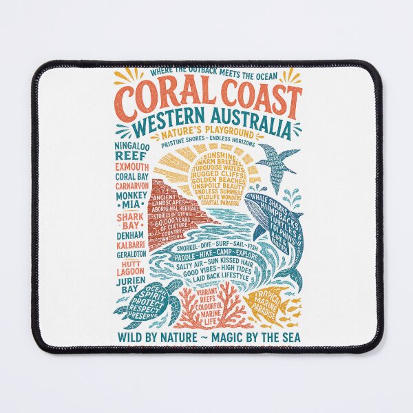 Item preview, Coral Coast Western Australia Ningaloo Reef Marine Adventure designed and sold by Aryabek.