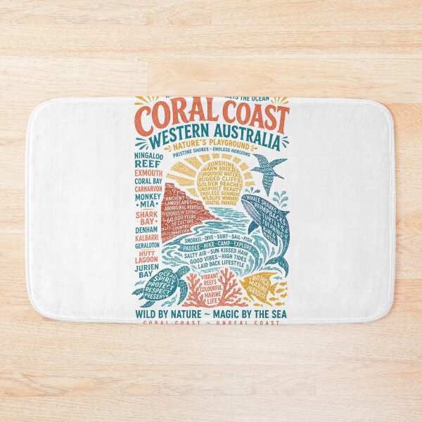 Item preview, Coral Coast Western Australia Ningaloo Reef Marine Adventure designed and sold by Aryabek.