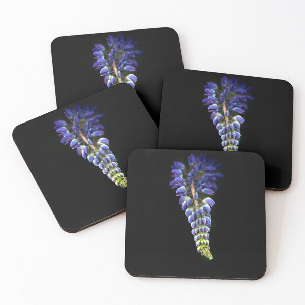 Item preview, Violet flower on black background designed and sold by olena2552.