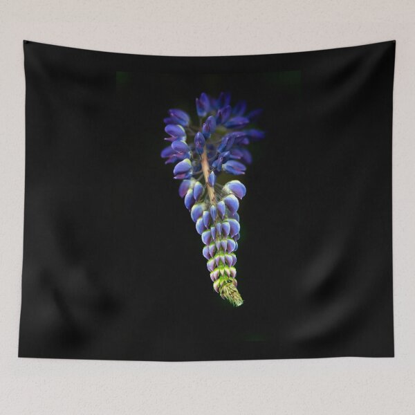 Item preview, Violet flower on black background designed and sold by olena2552.
