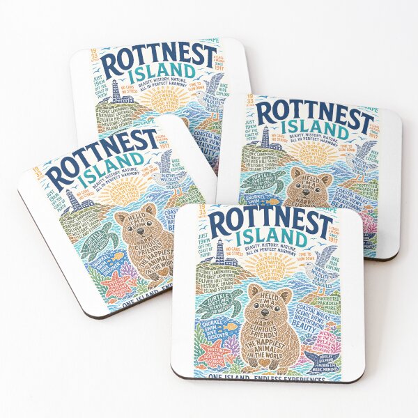 Item preview, Rottnest Island Wadjemup Western Australia Quokka Paradise designed and sold by Aryabek.