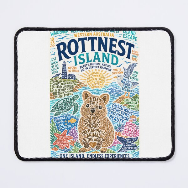 Item preview, Rottnest Island Wadjemup Western Australia Quokka Paradise designed and sold by Aryabek.