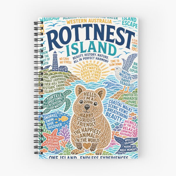 Item preview, Rottnest Island Wadjemup Western Australia Quokka Paradise designed and sold by Aryabek.