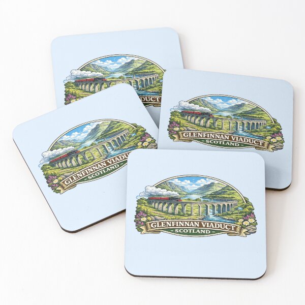 Item preview, Glenfinnan Viaduct, Scotland - Highland Steam Train designed and sold by Myra365Art.