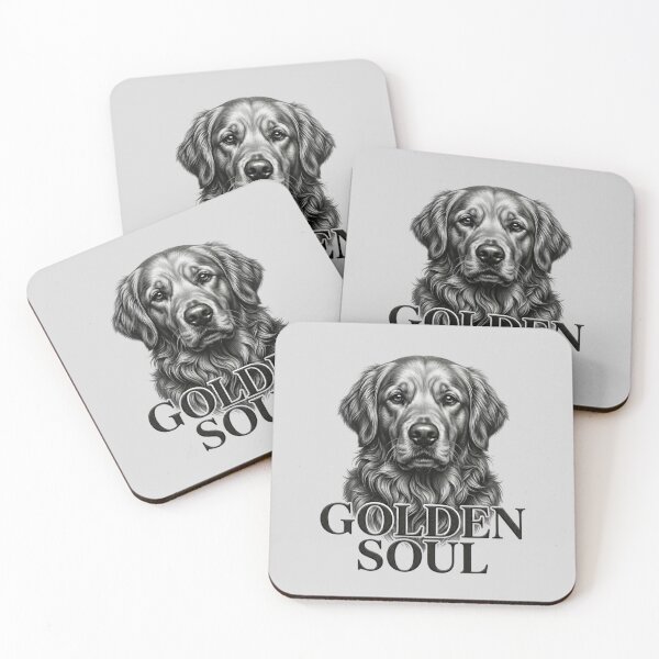 Item preview, Golden Retriever Minimalist Loyalty Art designed and sold by pradeepvisuals.
