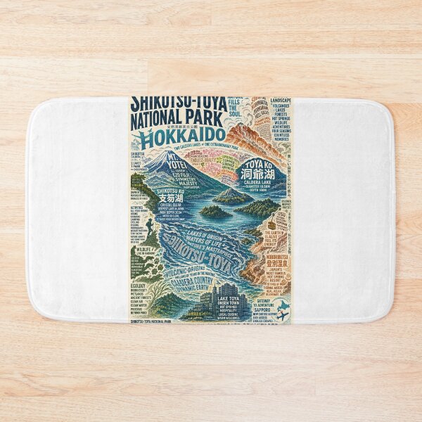 Item preview, Shikotsu-Toya National Park Hokkaido Volcanic Lake Wonderland designed and sold by Aryabek.