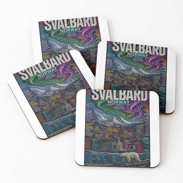 Item preview, Svalbard Norway Arctic Frontier Northern Lights Wilderness designed and sold by Aryabek.