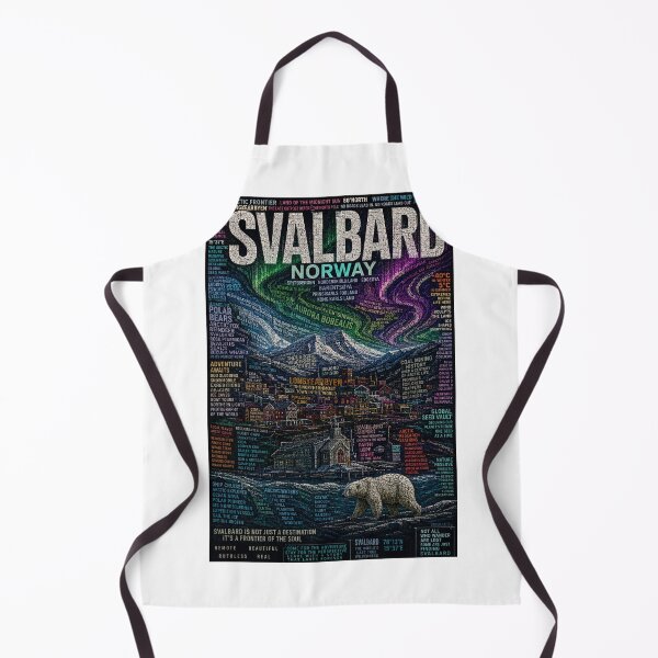 Item preview, Svalbard Norway Arctic Frontier Northern Lights Wilderness designed and sold by Aryabek.