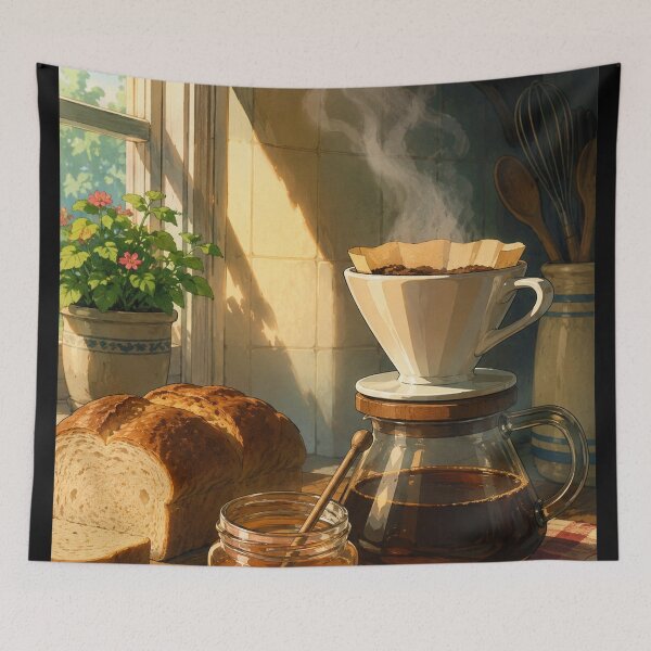Item preview, Morning Brew Nook - 90s Anime Aesthetic Art designed and sold by bapupa.
