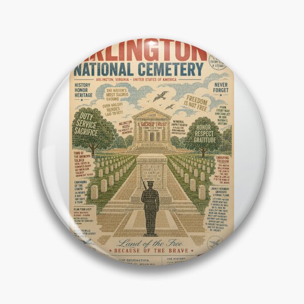 Item preview, Arlington National Cemetery Virginia American Memorial Heritage designed and sold by Aryabek.