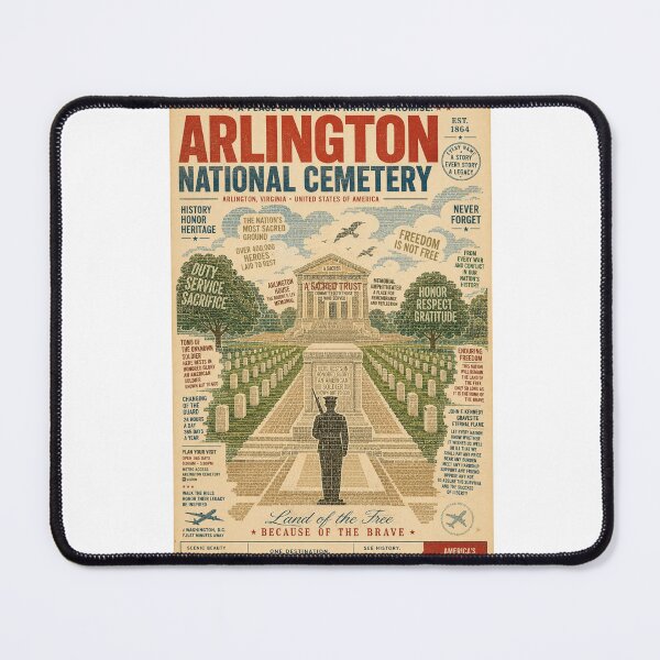 Item preview, Arlington National Cemetery Virginia American Memorial Heritage designed and sold by Aryabek.