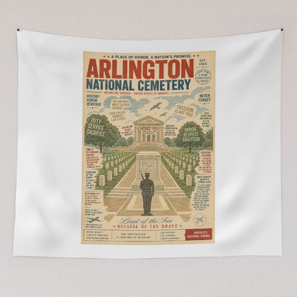Item preview, Arlington National Cemetery Virginia American Memorial Heritage designed and sold by Aryabek.
