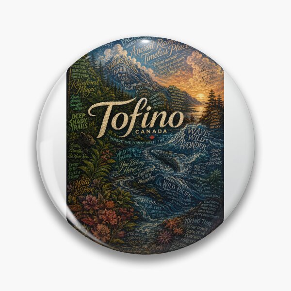 Item preview, Tofino British Columbia Pacific Rim Rainforest Escape designed and sold by Aryabek.
