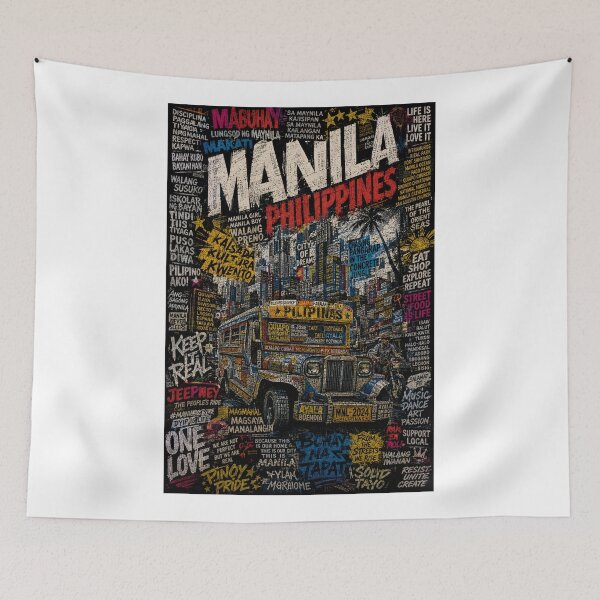 Item preview, Manila Philippines Jeepney Culture Urban Street Life designed and sold by Aryabek.