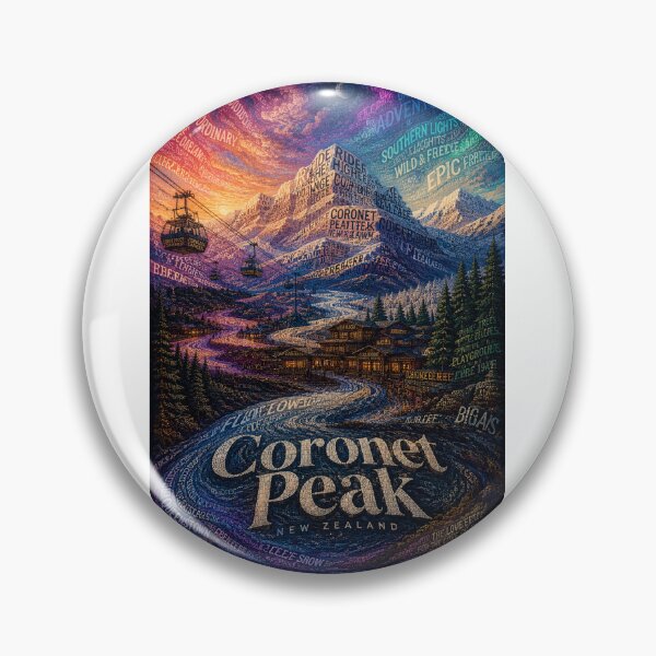 Item preview, Coronet Peak Queenstown New Zealand Alpine Adventure and South Island Ski Slopes designed and sold by Aryabek.