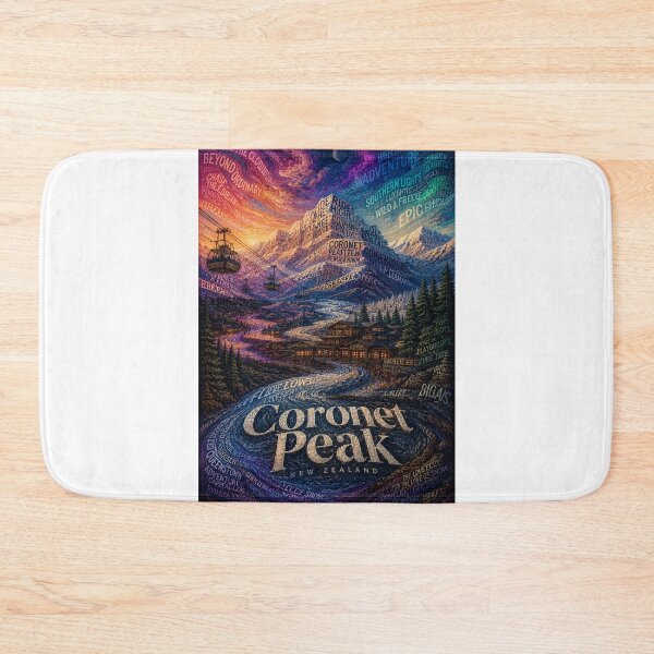 Item preview, Coronet Peak Queenstown New Zealand Alpine Adventure and South Island Ski Slopes designed and sold by Aryabek.