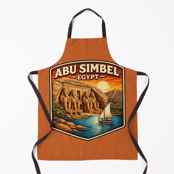 Item preview, Abu Simbel, Egypt - Ramses II & Lake Nasser designed and sold by Myra365Art.