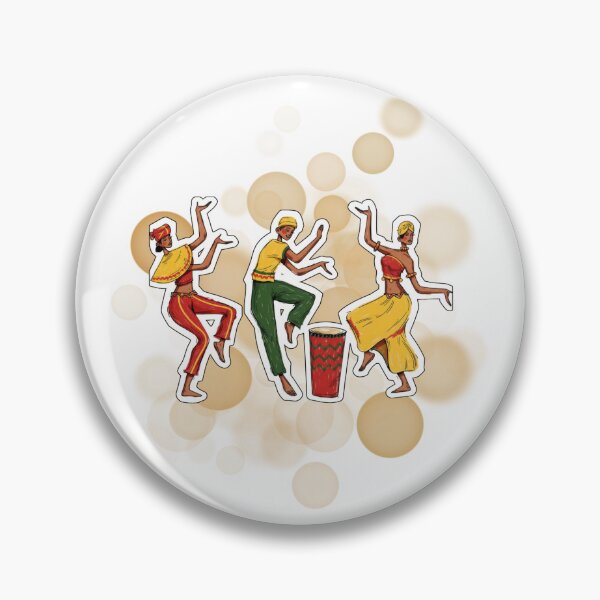 Item preview, African Dancing Group in Traditional Tribal Clothing Design designed and sold by iamKRUK.