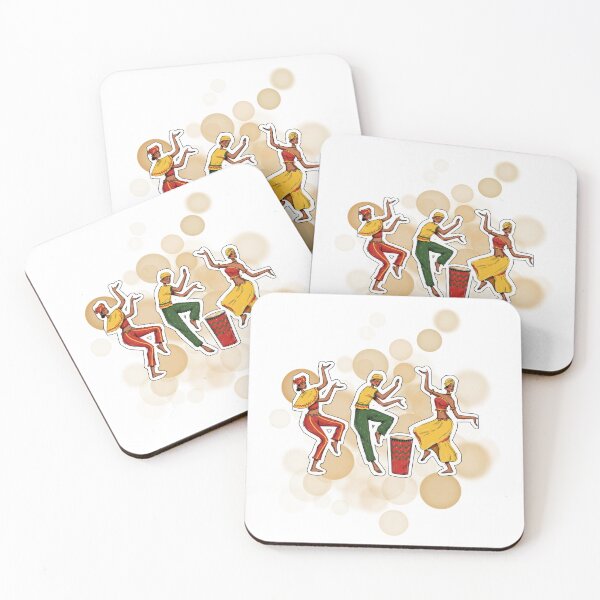 Item preview, African Dancing Group in Traditional Tribal Clothing Design designed and sold by iamKRUK.