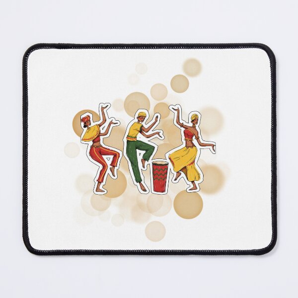 Item preview, African Dancing Group in Traditional Tribal Clothing Design designed and sold by iamKRUK.
