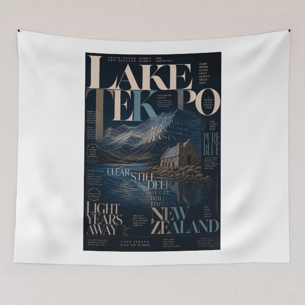 Item preview, Lake Tekapo New Zealand Dark Sky Reserve and Southern Alps Serenity designed and sold by Aryabek.
