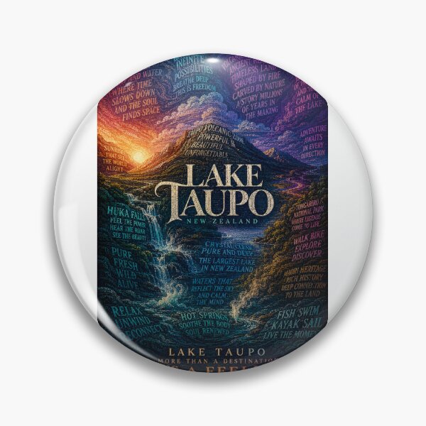 Item preview, Lake Taupo New Zealand Volcanic Wonders and Tongariro Adventure designed and sold by Aryabek.