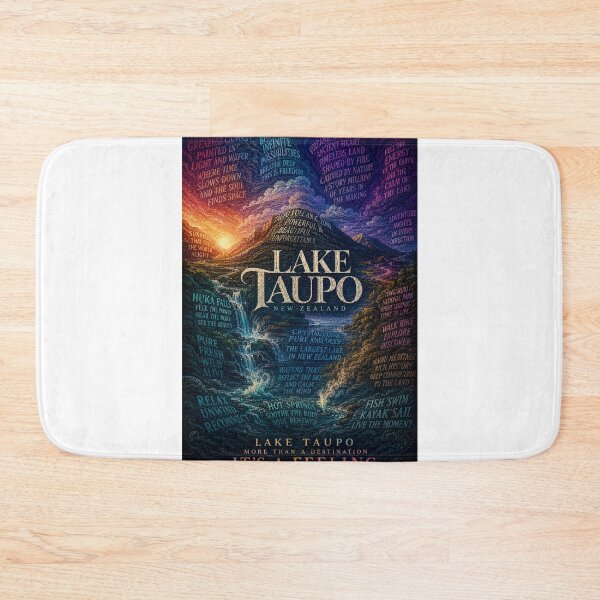 Item preview, Lake Taupo New Zealand Volcanic Wonders and Tongariro Adventure designed and sold by Aryabek.