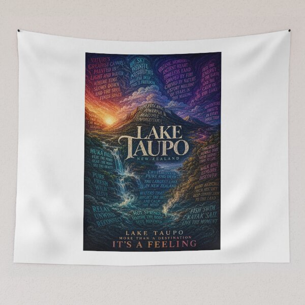 Item preview, Lake Taupo New Zealand Volcanic Wonders and Tongariro Adventure designed and sold by Aryabek.