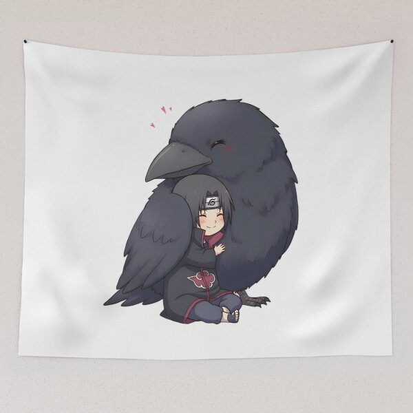 Item preview, Itachi Uchiha & Crow Chibi Anime Art | Cute Akatsuki Raven | Naruto Kawaii Aesthetic designed and sold by Dyan4.
