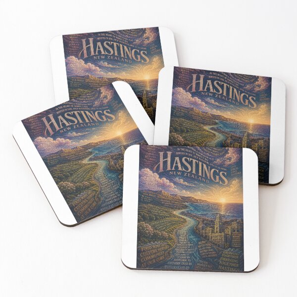 Item preview, Hastings Hawke’s Bay New Zealand Wine Country and Coastal Heritage designed and sold by Aryabek.