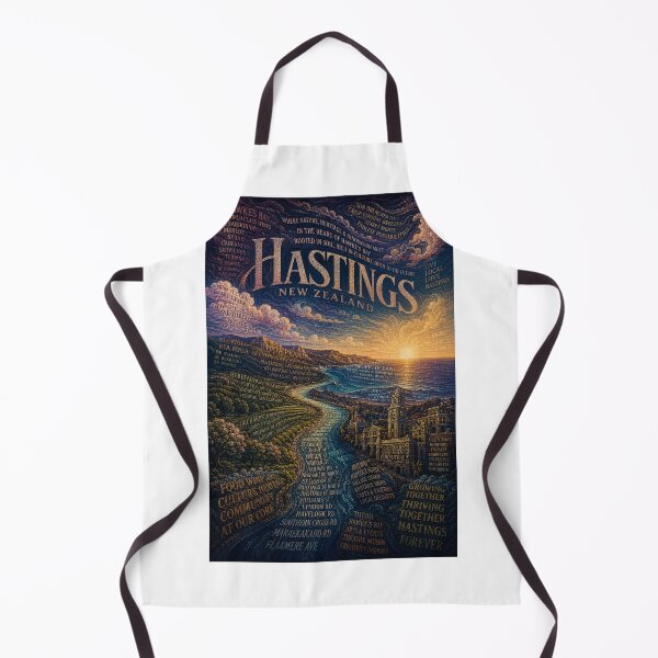 Item preview, Hastings Hawke’s Bay New Zealand Wine Country and Coastal Heritage designed and sold by Aryabek.