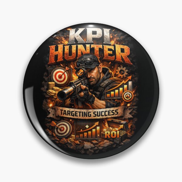 Item preview, KPI Hunter Funny Work Meme Corporate Office Humor designed and sold by Echo_Lane.