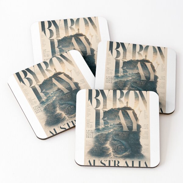 Item preview, Byron Bay Australia Cape Byron Lighthouse and Surf Culture Coastline designed and sold by Aryabek.