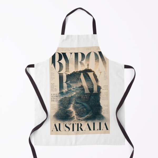 Item preview, Byron Bay Australia Cape Byron Lighthouse and Surf Culture Coastline designed and sold by Aryabek.