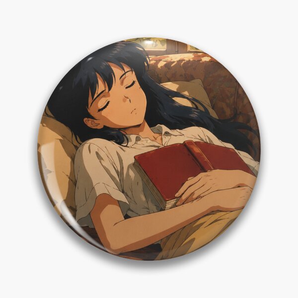 Item preview, Golden Hour Nap - Anime Nostalgia Art designed and sold by bapupa.