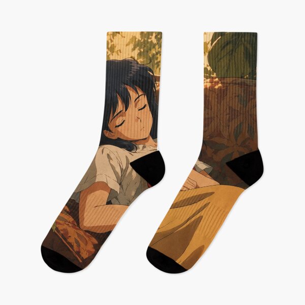 Item preview, Golden Hour Nap - Anime Nostalgia Art designed and sold by bapupa.